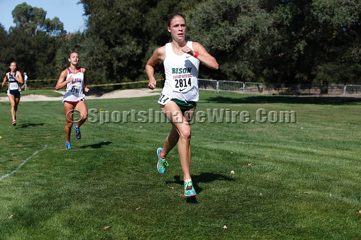 2014StanfordCollWomen-324.JPG - College race at the 2014 Stanford Cross Country Invitational, September 27, Stanford Golf Course, Stanford, California.